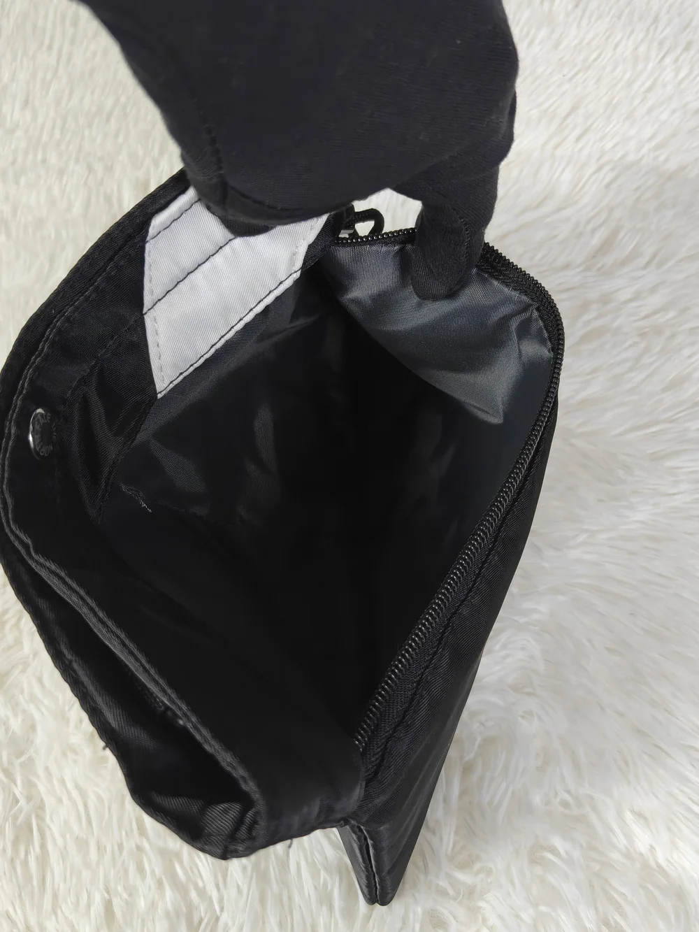 The North Face x Supreme Black and White Messenger Bag